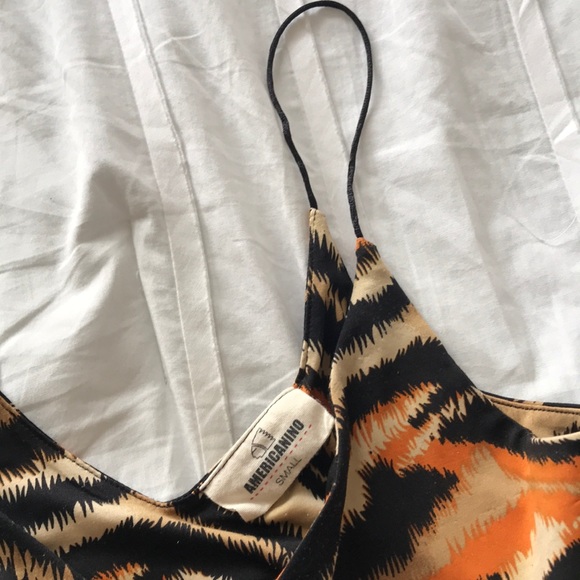 Animal Print Crop Top - Picture 2 of 2